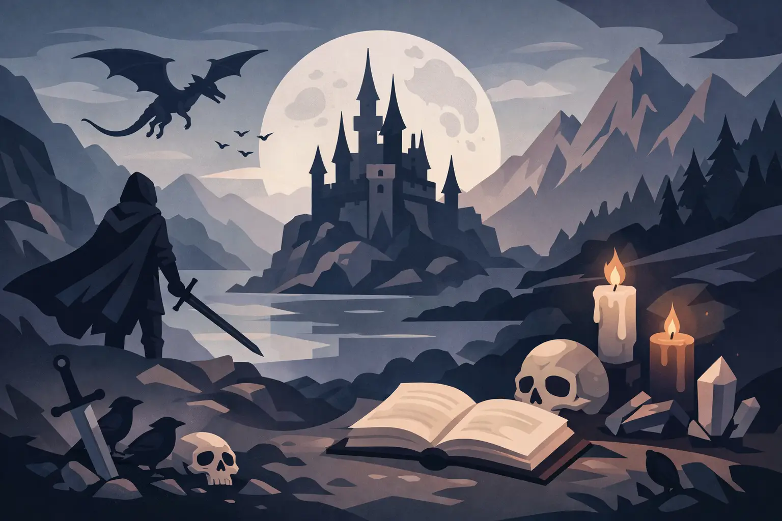 10 bästa mörka fantasyböckerna för vuxna