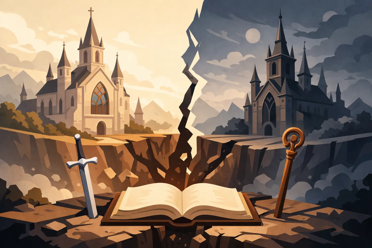 7 Fantasy Books About Church Schism